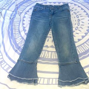 Little Girls Jean Bell Bottoms size 6